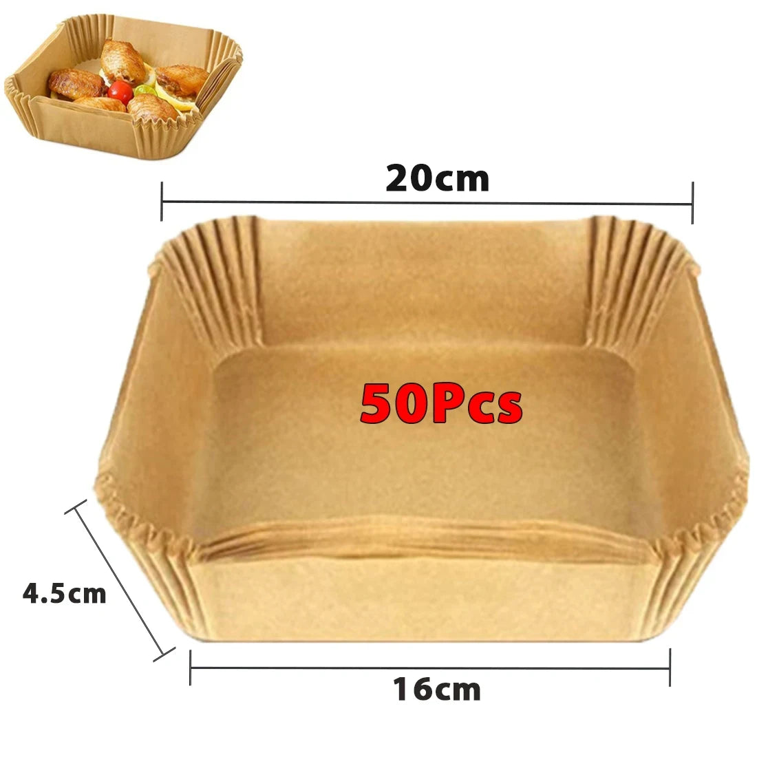 Non Stick Round Air Fryer Baking Papers