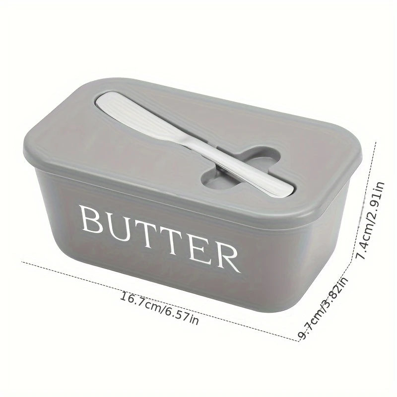 Butter Storage Container with Knife