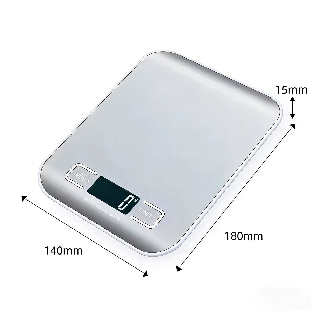 10/5kg Stainless Steel Digital Kitchen Scale