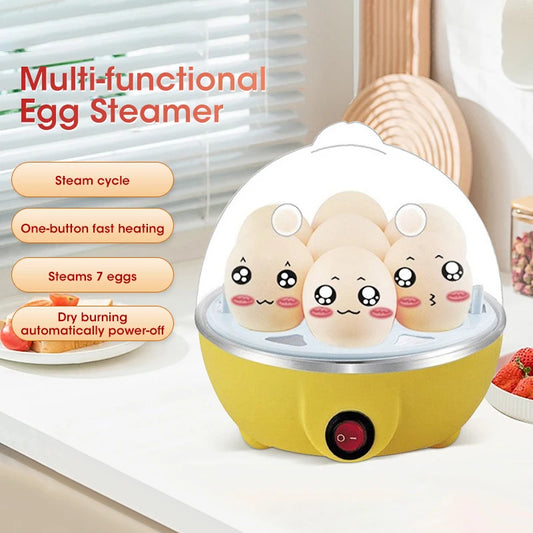 Multi-Functional Boiled & Steamed Egg Cooker