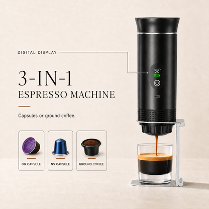 Portable 3-in-1 Espresso Coffee Machine