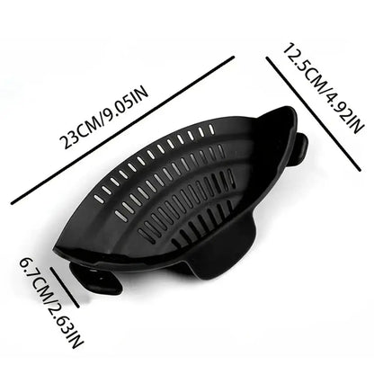 Clip On Strainer for Pots, Pans & Bowls