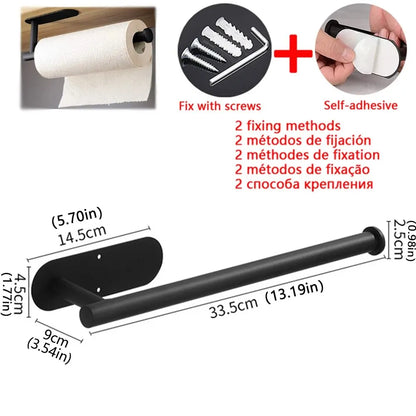 Adhesive Kitchen Paper Towel Holder