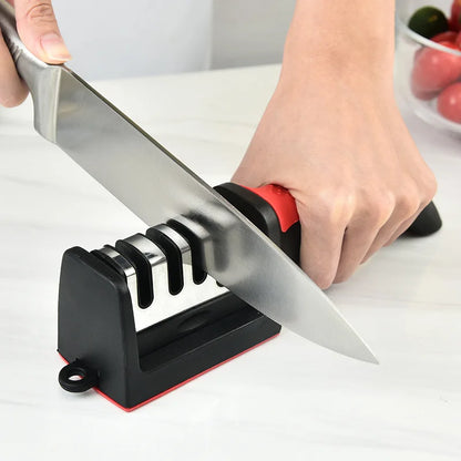 4-Section Multi-Functional Knife Sharpener