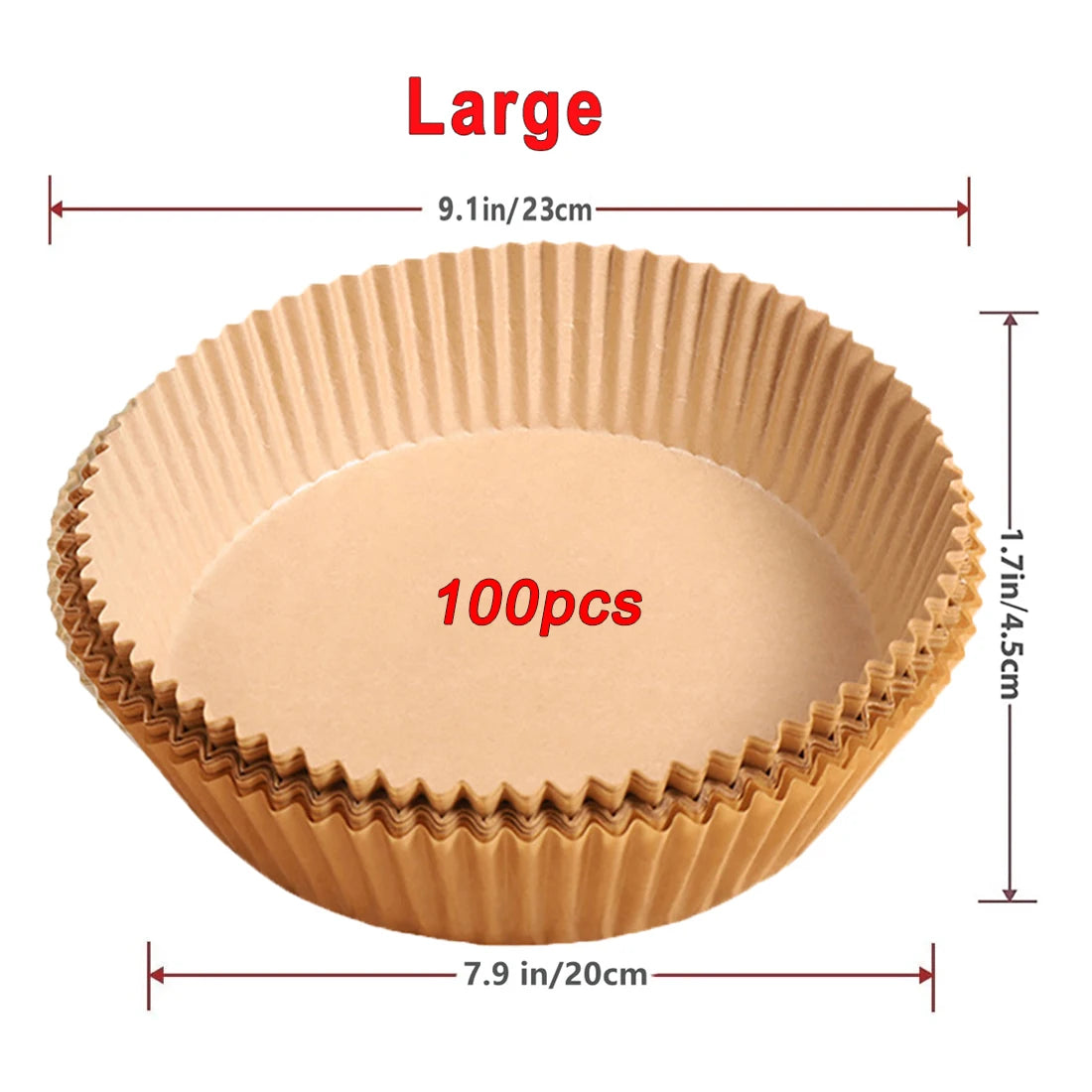 Non Stick Round Air Fryer Baking Papers