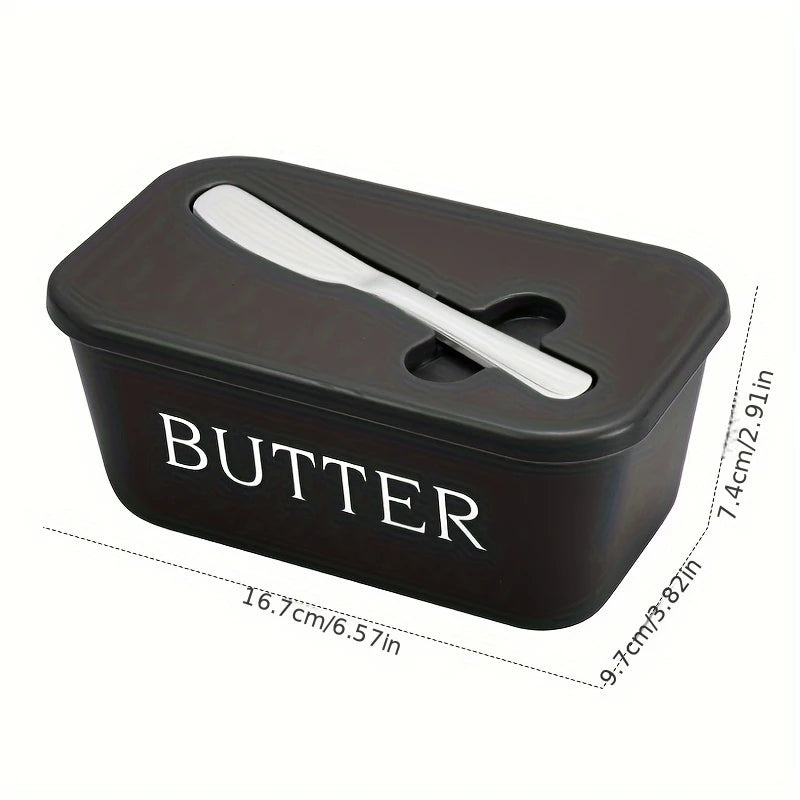 Butter Storage Container with Knife