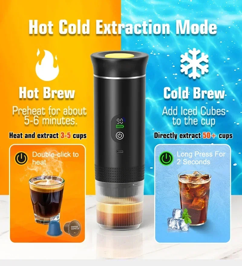 Portable 3-in-1 Espresso Coffee Machine