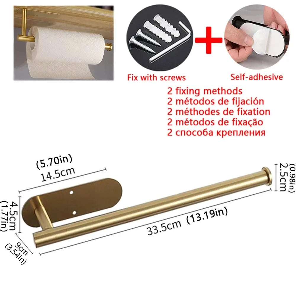 Adhesive Kitchen Paper Towel Holder