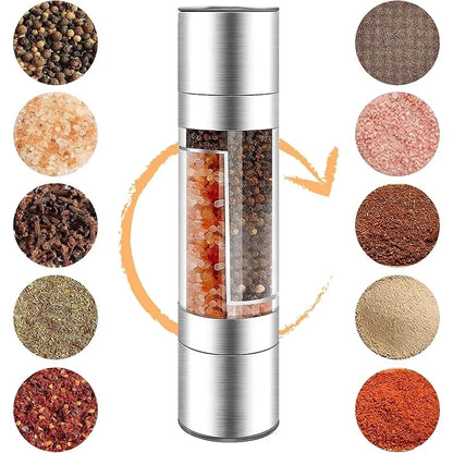 2-in-1 Manual Salt & Pepper Grinder