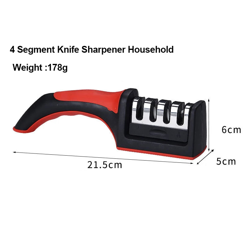4-Section Multi-Functional Knife Sharpener
