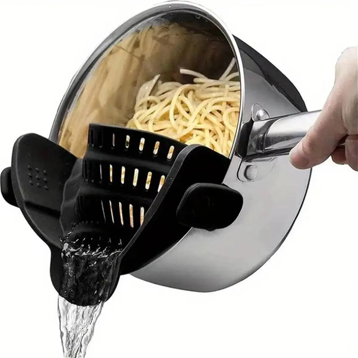 Clip On Strainer for Pots, Pans & Bowls