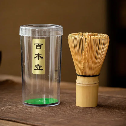 Japanese Matcha Tea Set with Bamboo Whisk