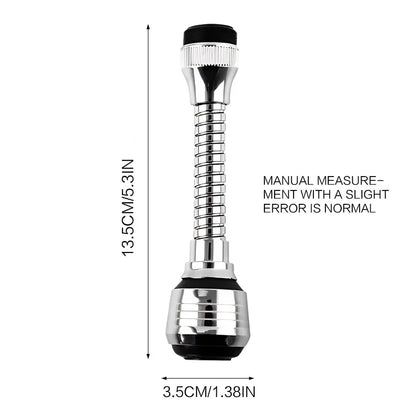 Rotating Stainless Steel Faucet Sprayer Extender