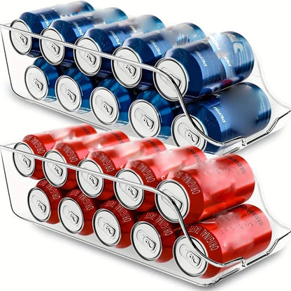 Soda Can Dispenser & Fridge Organizer Bin
