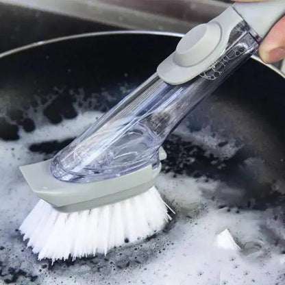 2-in-1 Long Handle Dishwashing Brush