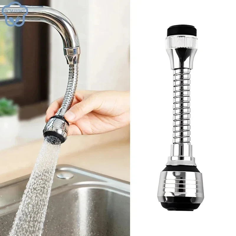 Rotating Stainless Steel Faucet Sprayer Extender