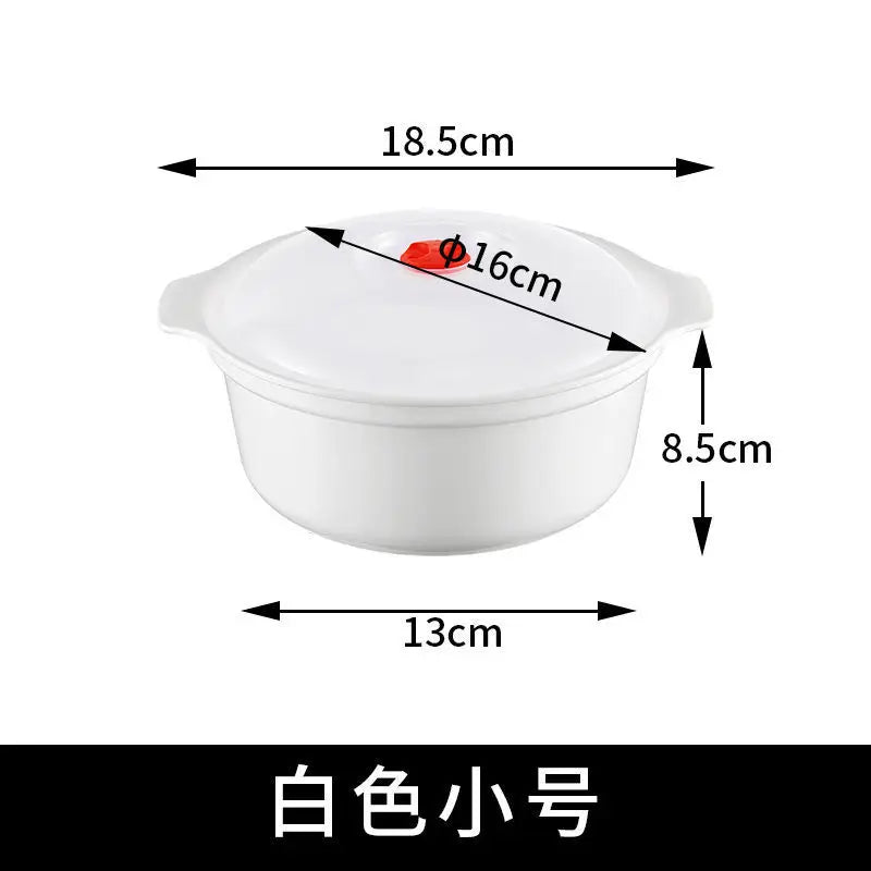 Microwave Food Heating Container with Lid