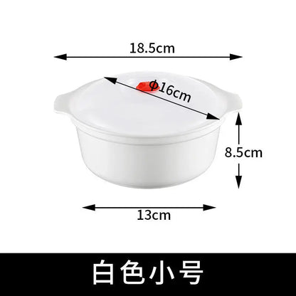 Microwave Food Heating Container with Lid