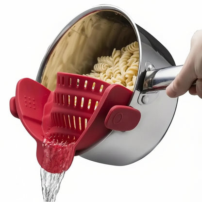 Clip On Strainer for Pots, Pans & Bowls