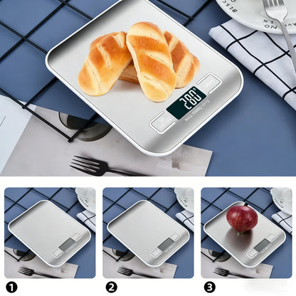 10/5kg Stainless Steel Digital Kitchen Scale