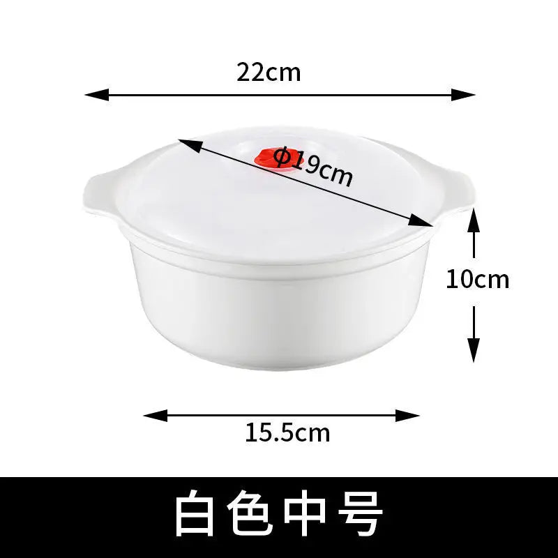 Microwave Food Heating Container with Lid