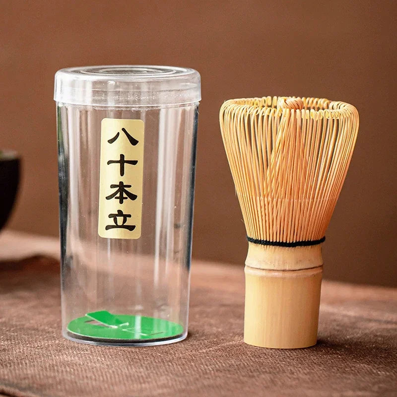 Japanese Matcha Tea Set with Bamboo Whisk