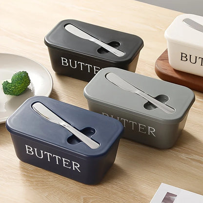 Butter Storage Container with Knife