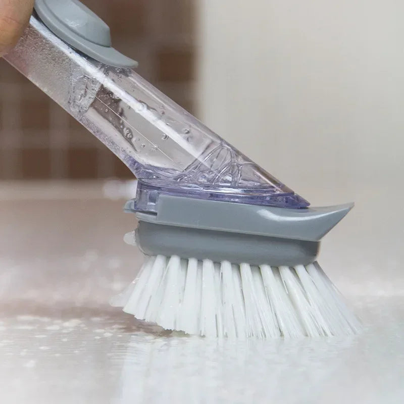 2-in-1 Long Handle Dishwashing Brush