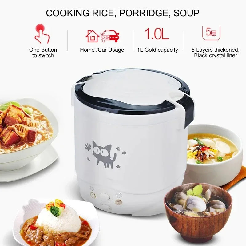 Portable Mini Electric Rice Cooker