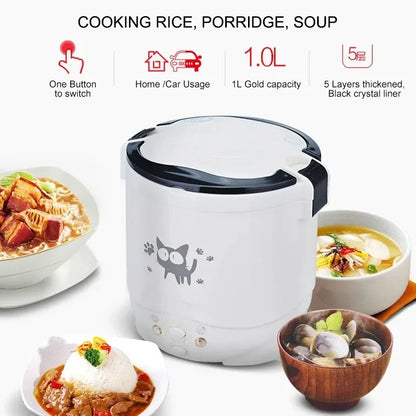 Portable Mini Electric Rice Cooker