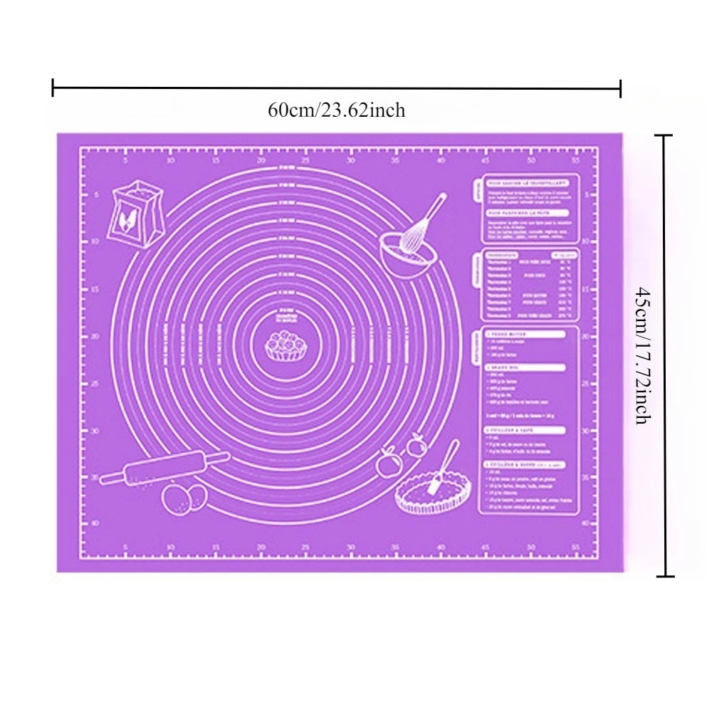 Non-Stick Reusable Dough Kneading & Rolling Mat