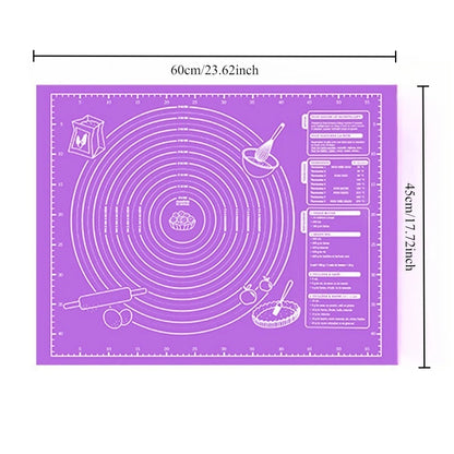Non-Stick Reusable Dough Kneading & Rolling Mat
