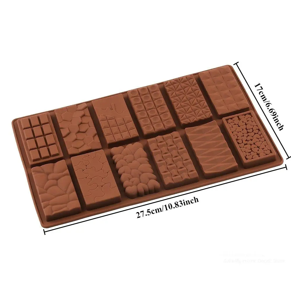 Silicone Dubai Chocolate Bar Mold