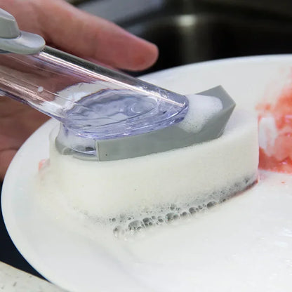 2-in-1 Long Handle Dishwashing Brush