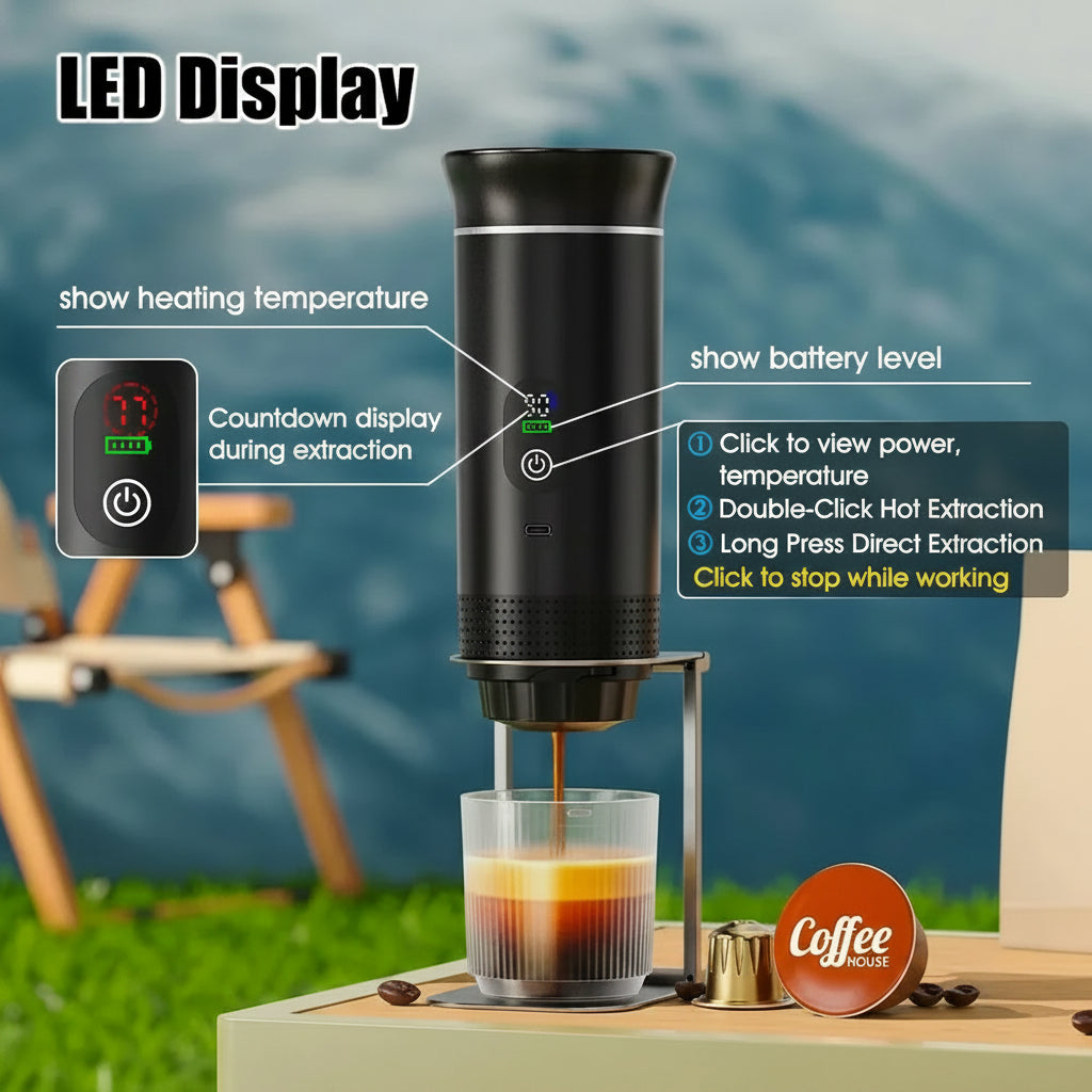 Portable 3-in-1 Espresso Coffee Machine