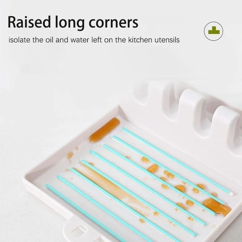 Non-Slip Spoon, Fork & Spatula Organizer