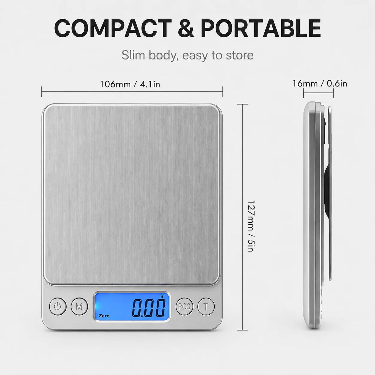 Digital Stainless Steel Kitchen Food Scale