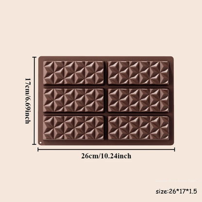 Silicone Dubai Chocolate Bar Mold