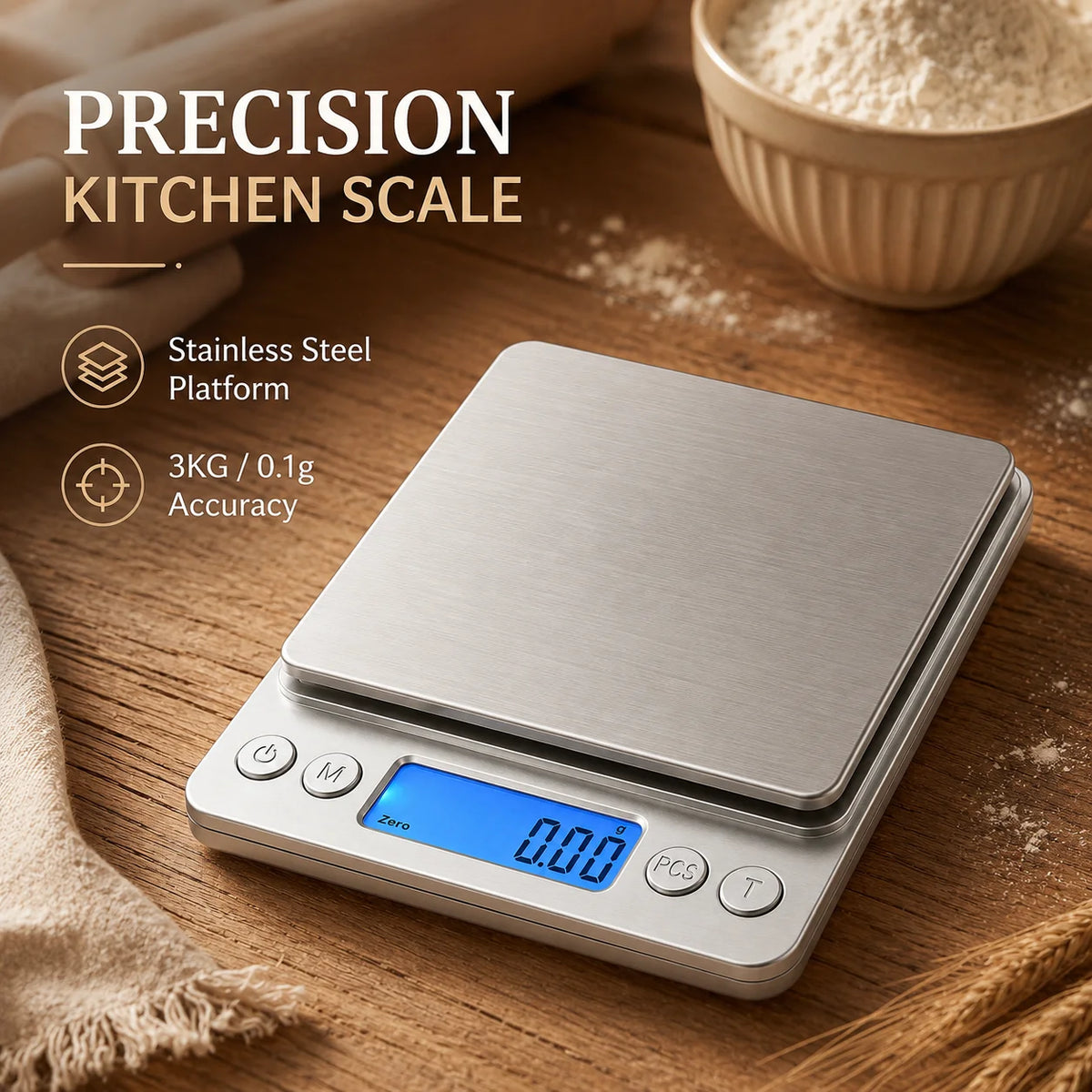 Digital Stainless Steel Kitchen Food Scale