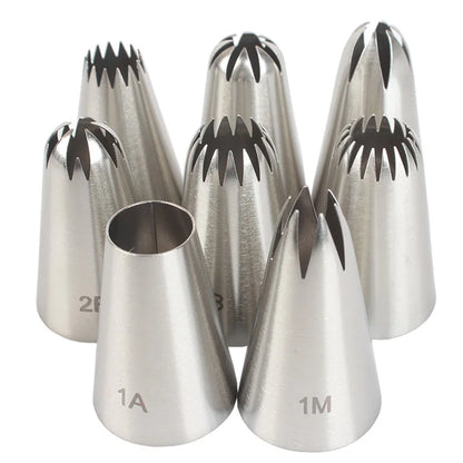 8pcs Cake Icing Piping Nozzles