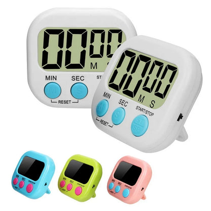 Digital Kitchen Timer Stopwatch with LCD Display