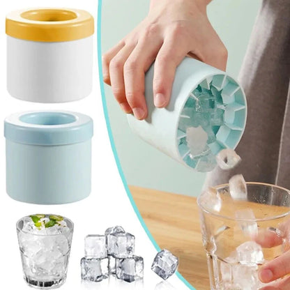 Silicone Round Ice Cube Mold for Drinks