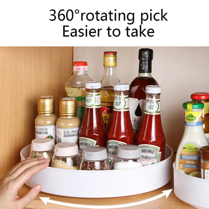 360° Rotating Kitchen Cabinet Organizer