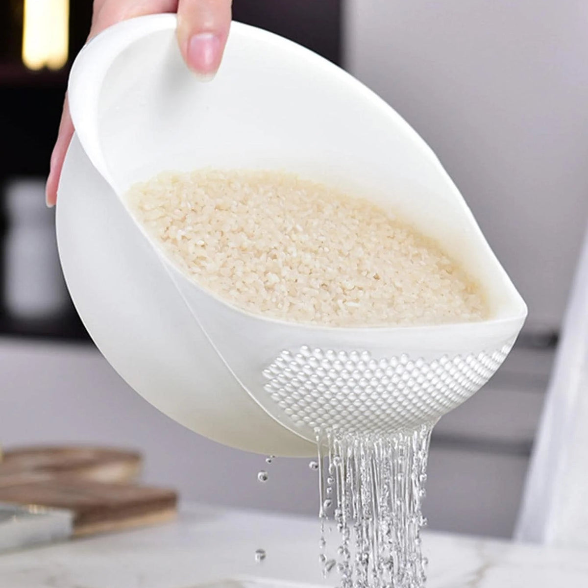 Kitchen Colander Rice & Fruit Washing Basket