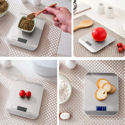 10/5kg Stainless Steel Digital Kitchen Scale