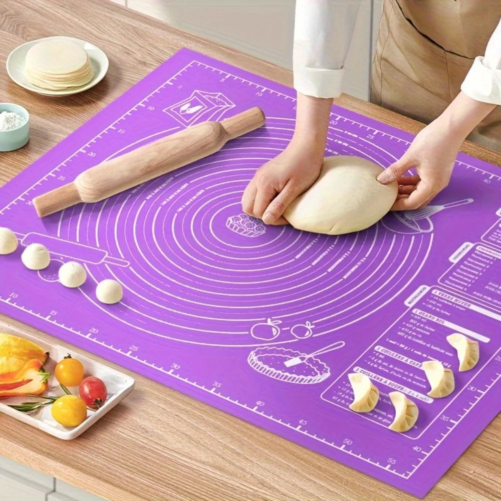 Non-Stick Reusable Dough Kneading & Rolling Mat