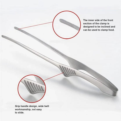 304 Stainless Steel BBQ & Steak Cooking Tongs