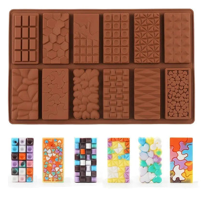Silicone Dubai Chocolate Bar Mold