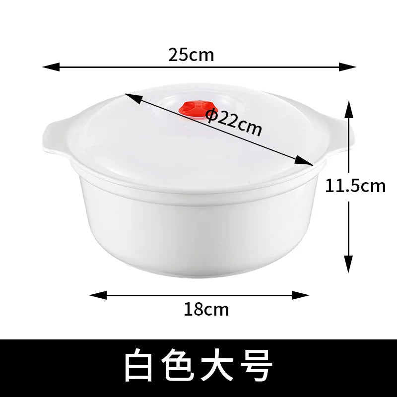 Microwave Food Heating Container with Lid