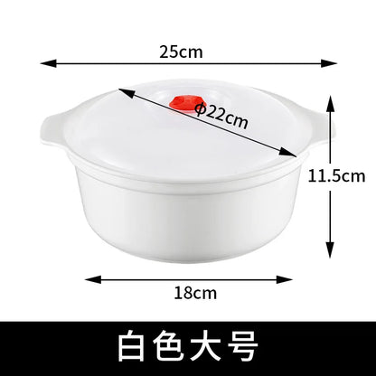 Microwave Food Heating Container with Lid